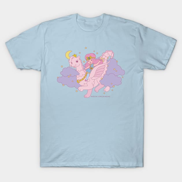 Moon Dreamers - Celeste & Galaxy T-Shirt by Starberry